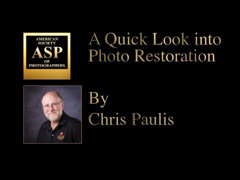 “A Quick Look at Photo Restoration”